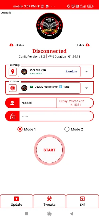 IGOL VIP - VPN Captura de tela 0