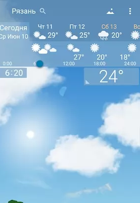 Awesome weather YoWindow live weather wallpaper