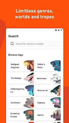 Wattpad - Read & Write Stories স্ক্রিনশট 1