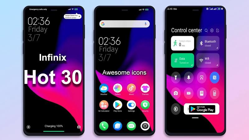 Infinix Hot 30 Launcher:Themes Zrzut ekranu 3