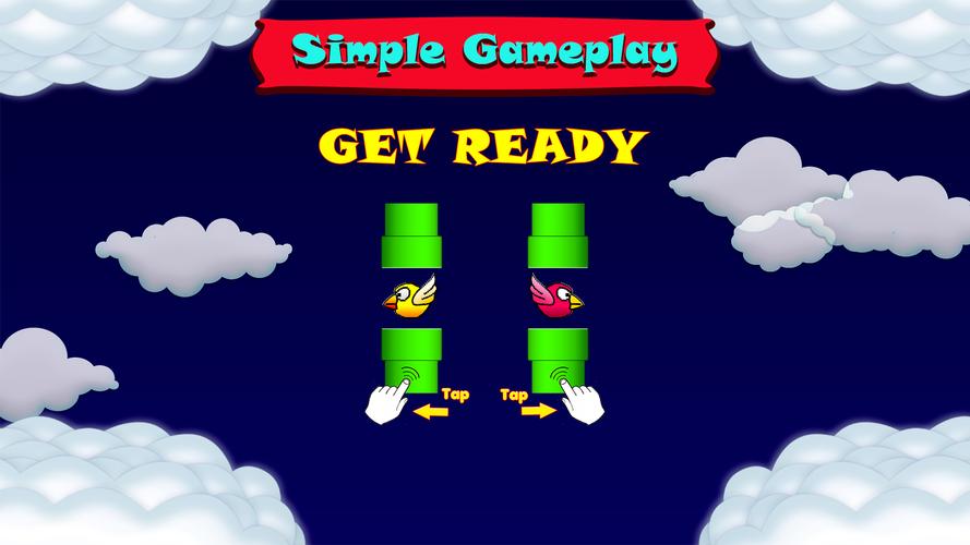 Fun Birds Game - Two players 스크린샷 3