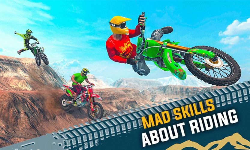 Crazy Bike Racing Stunt Game Captura de tela 0