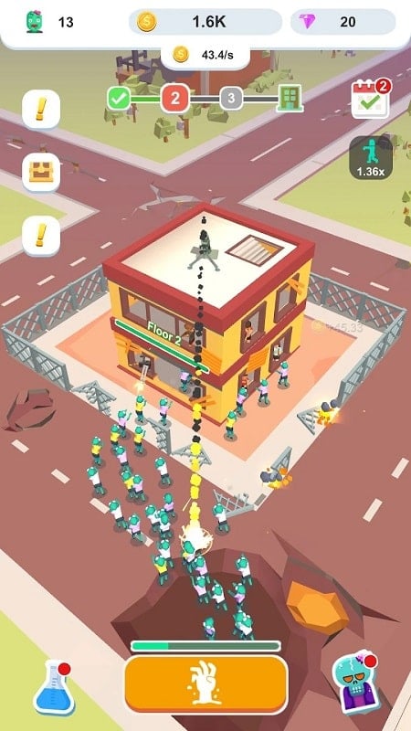 Idle Zombie Army स्क्रीनशॉट 2