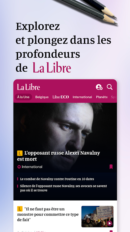 La Libre Capture d'écran 0