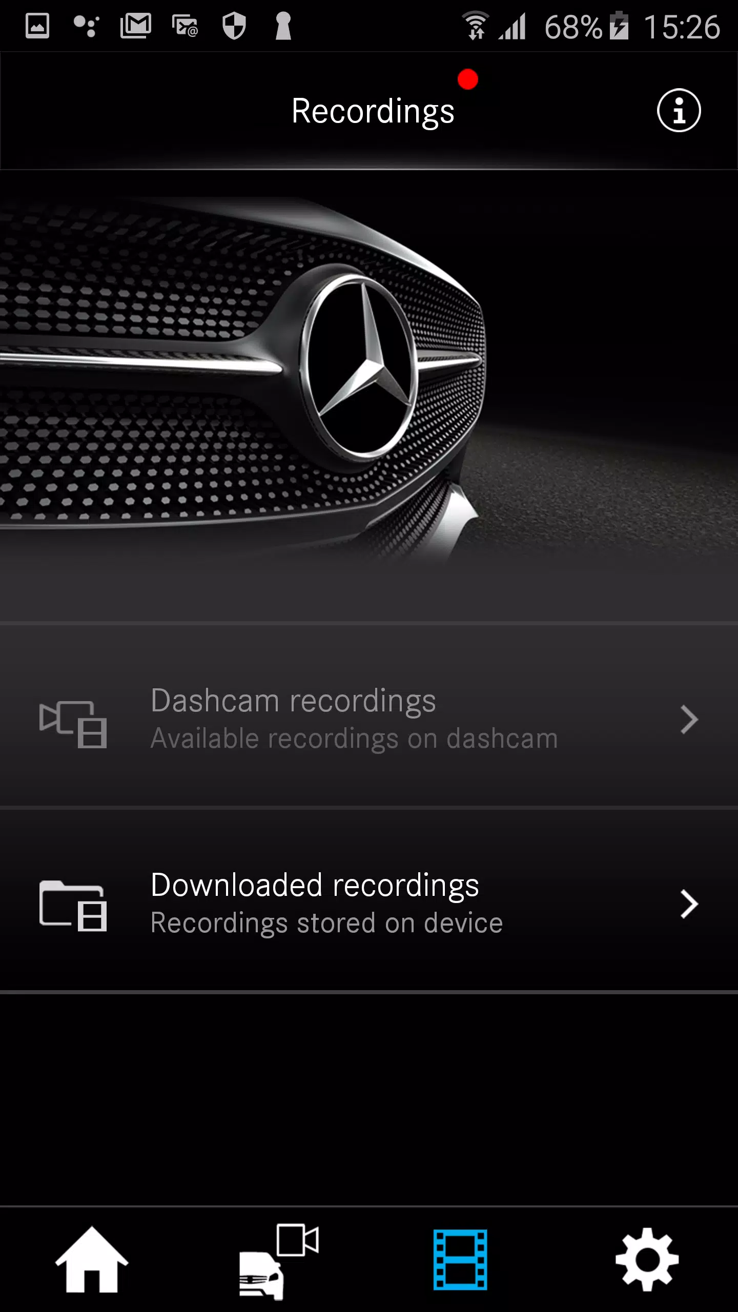 Mercedes-Benz Dashcam স্ক্রিনশট 1