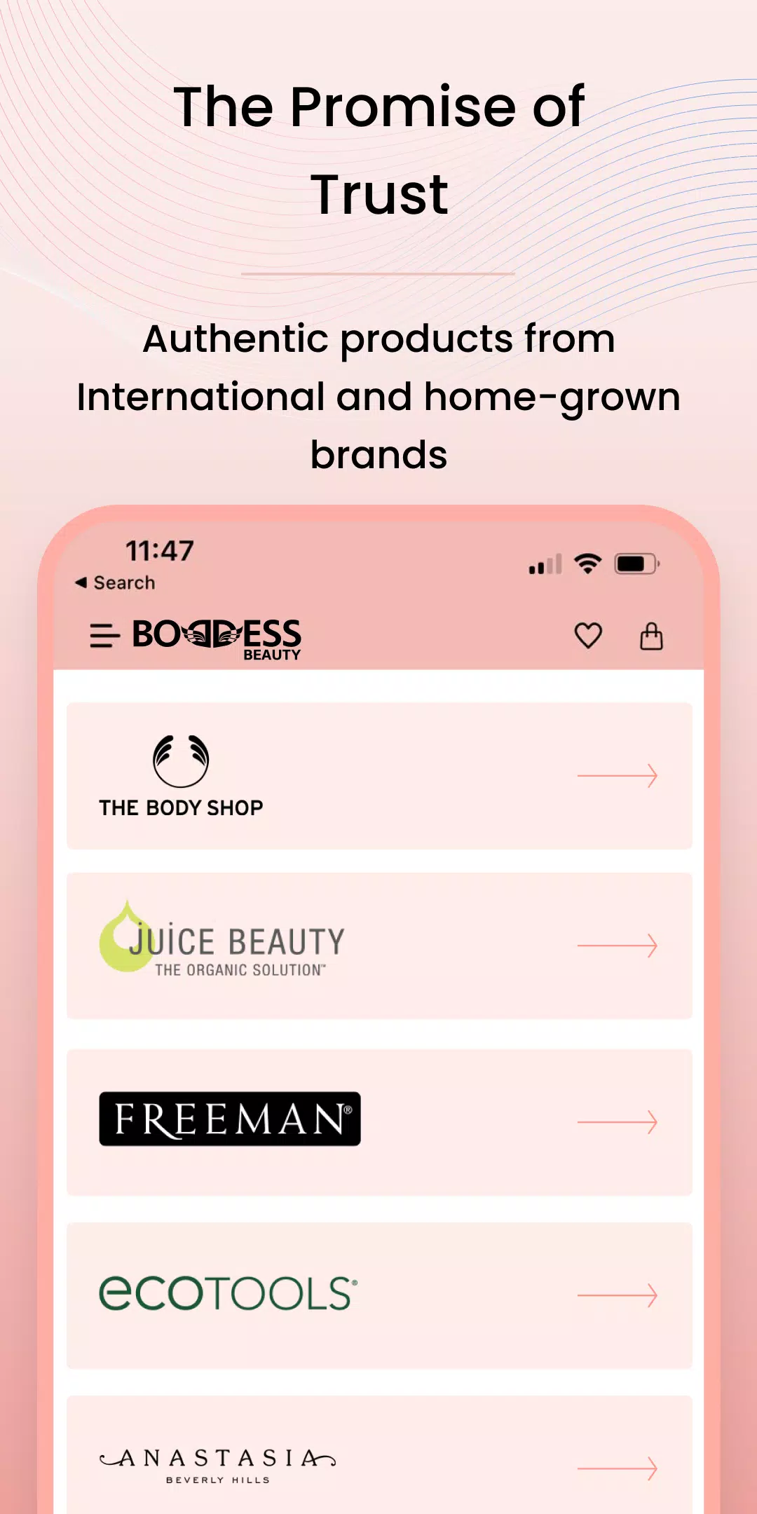 Boddess: Beauty Shopping App