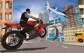 Superhero Stunt Bike Simulator स्क्रीनशॉट 1