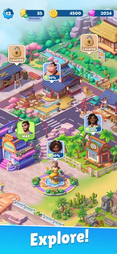 Food and Travel: Merge Game 스크린샷 2