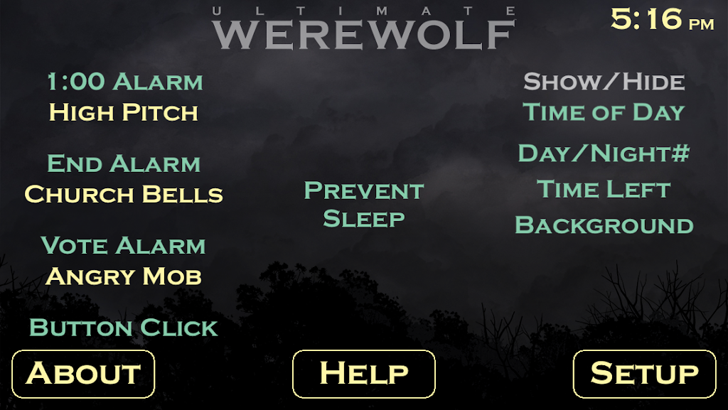 Ultimate Werewolf Timer Capture d'écran 1