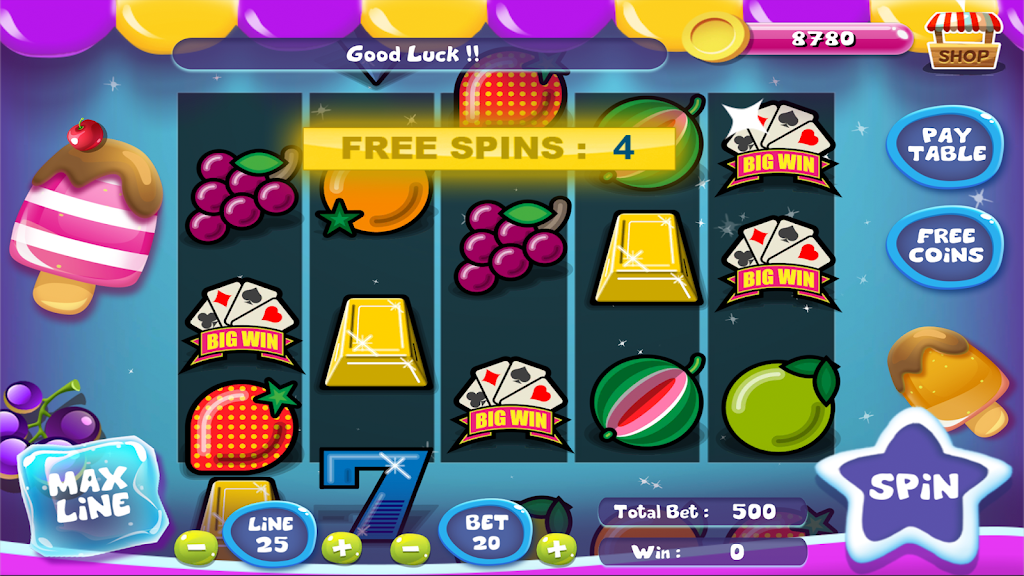 Slot Matchine IceCream - Vegas Casino Slot Games স্ক্রিনশট 3