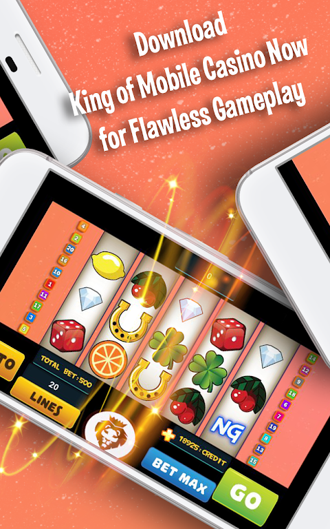 King of Mobile Casino Screenshot 1