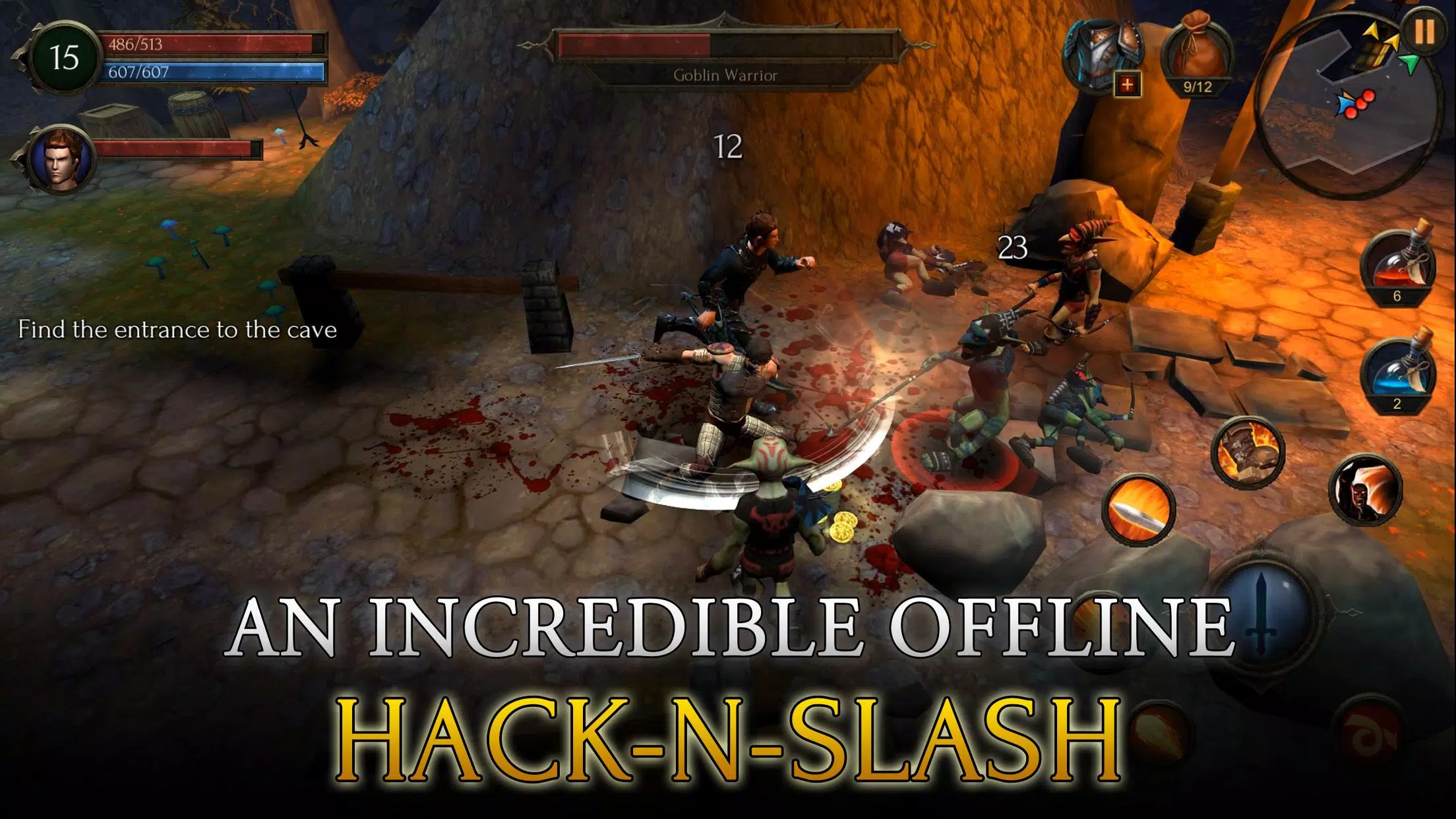 Arcane Quest Legends Offline Capture d'écran 0