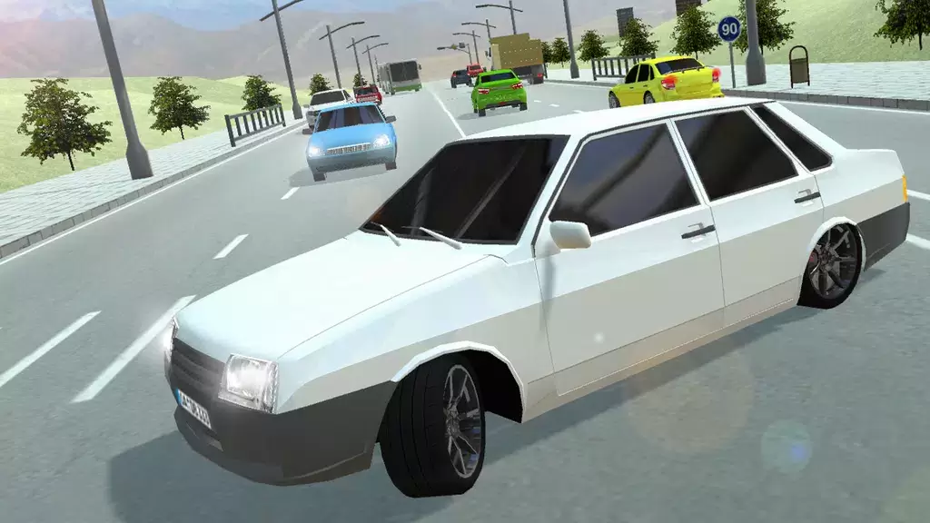 Russian Cars: 99 and 9 in City Captura de tela 2