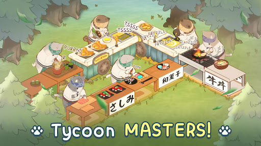 Cat Garden Food Party Tycoon Schermafbeelding 2