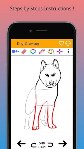 How to Draw Dog Step by Step应用截图第1张