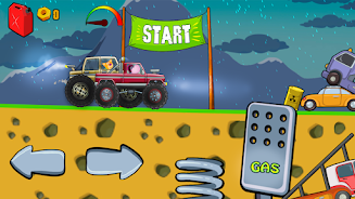 Kids Monster Truck Racing Game Schermafbeelding 0