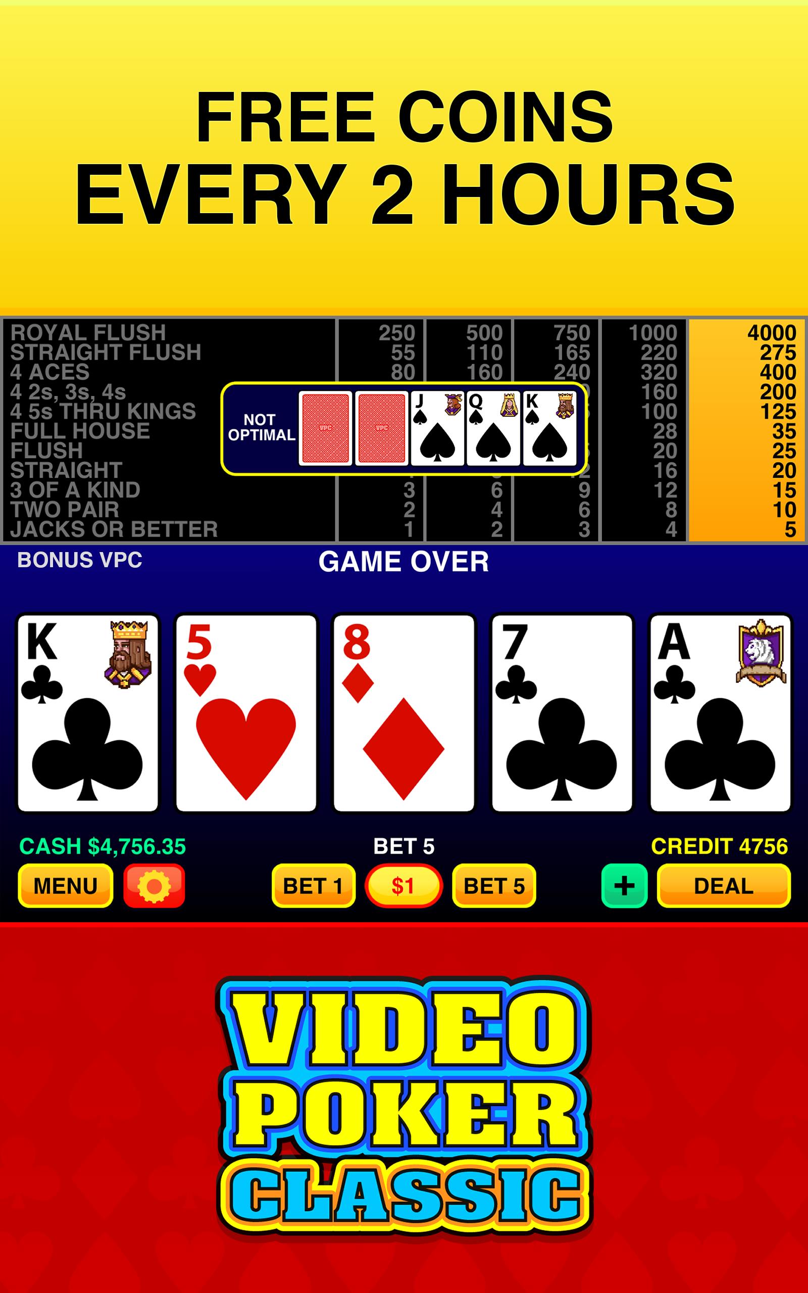 Video Poker Classic ® Tangkapan skrin 3