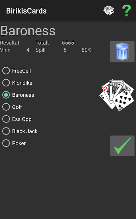 Birikis Cards Screenshot 0