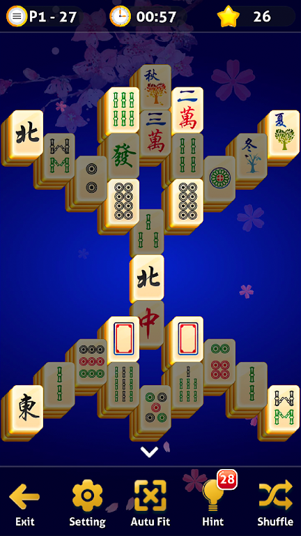 Mahjong Solitaire - Oriental Journey Ảnh chụp màn hình 2