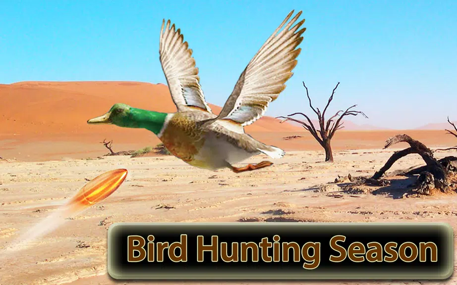 Desert Birds Sniper Shooter 3D Capture d'écran 0