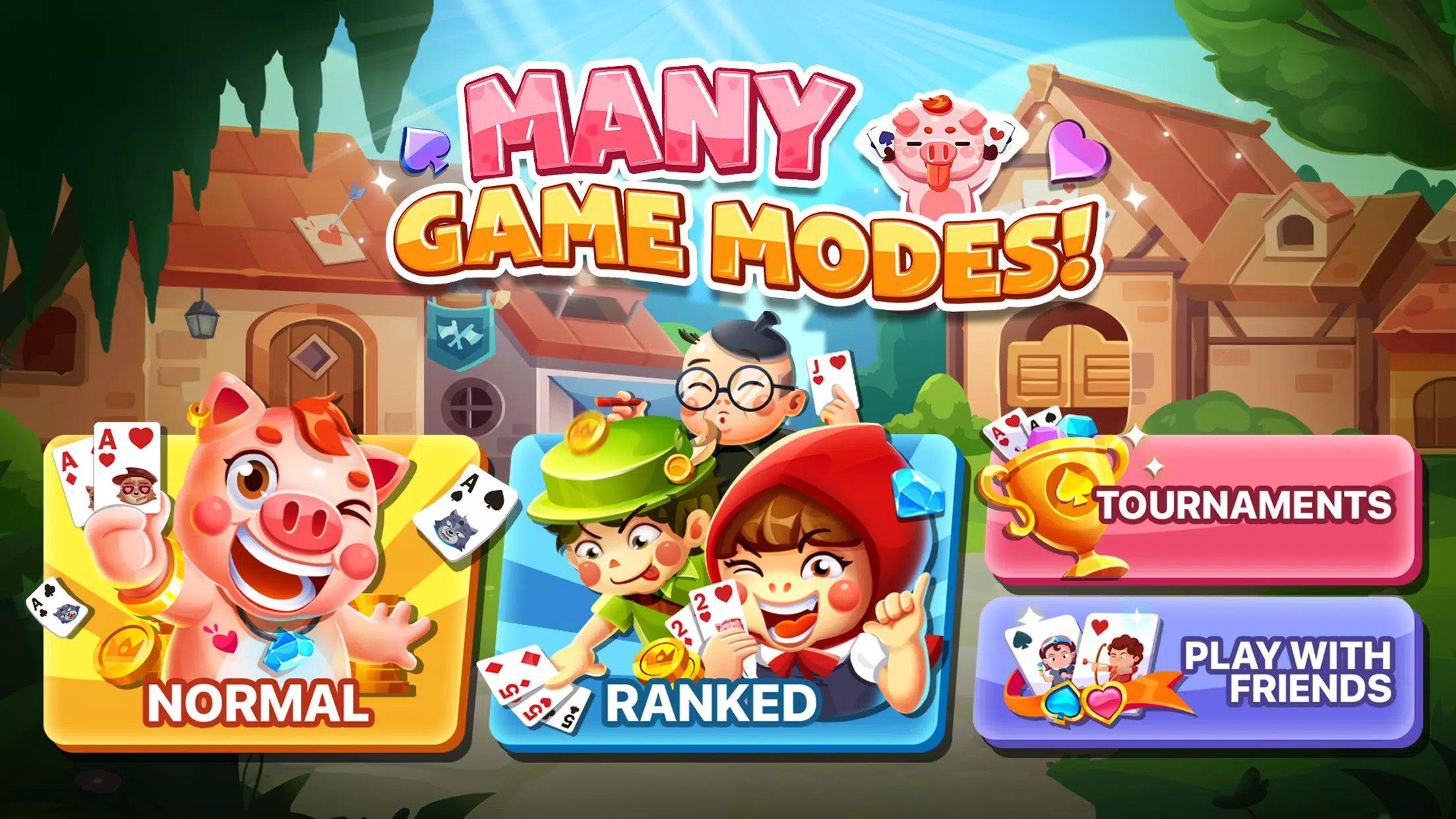 Tiến Lên - 13 - Pig Hunters Captura de pantalla 0