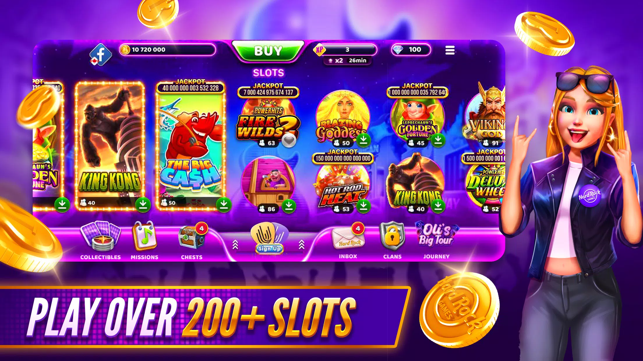Hard Rock Jackpot Planet स्क्रीनशॉट 0