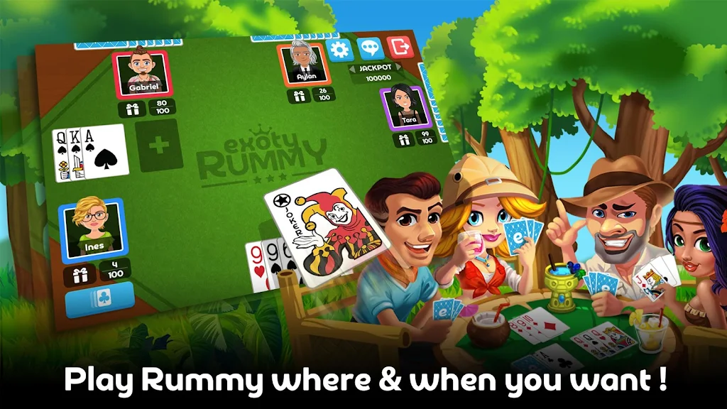 Multiplayer Rummy Game Capture d'écran 0