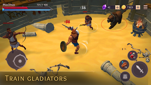 Gladiators: Survival in Rome Mod ဖန်သားပြင်ဓာတ်ပုံ 0