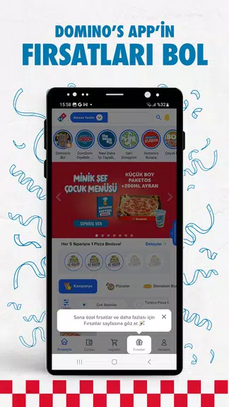 Domino's Pizza Turkey Ekran Görüntüsü 0