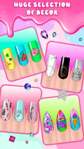 Girls Nail Salon Game:Nail Art 스크린샷 1