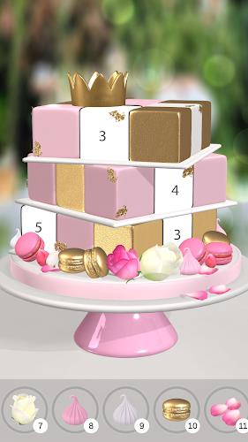 Cake Coloring 3D Captura de pantalla 3