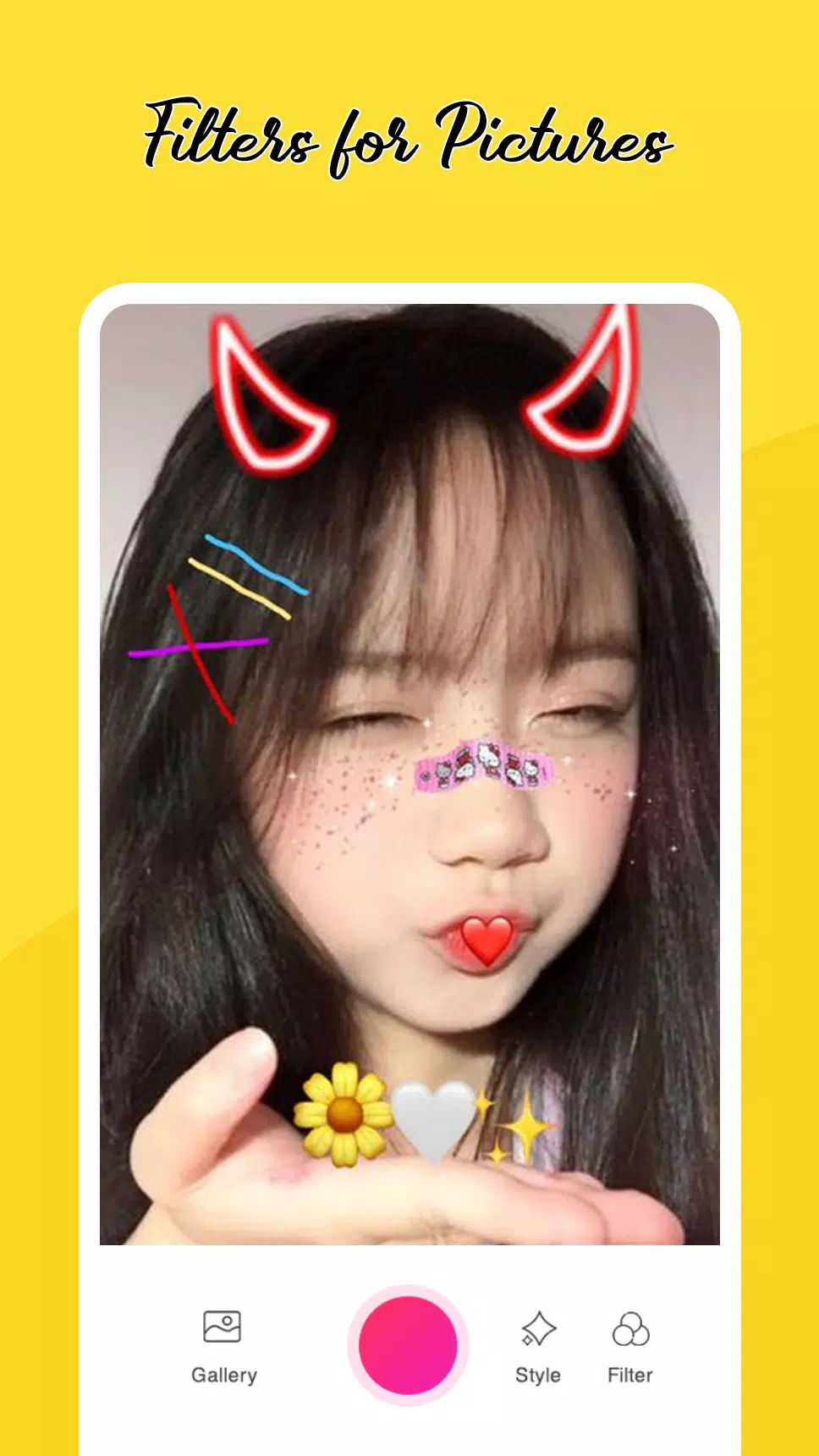 Filters for Pictures - Camera  스크린샷 1