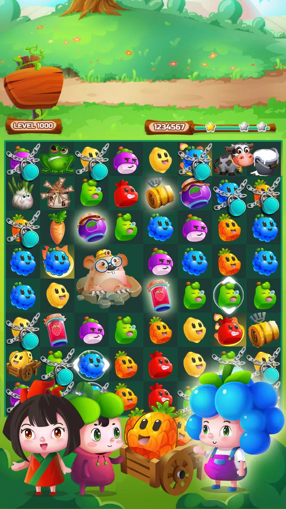 Fruit Puzzle Wonderland Captura de tela 2