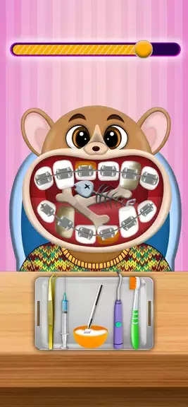 Hippo's Doctor : Dentist Games ภาพหน้าจอ 0