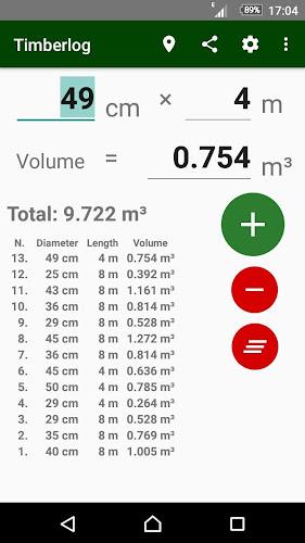 Timberlog - Timber calculator Скриншот 2