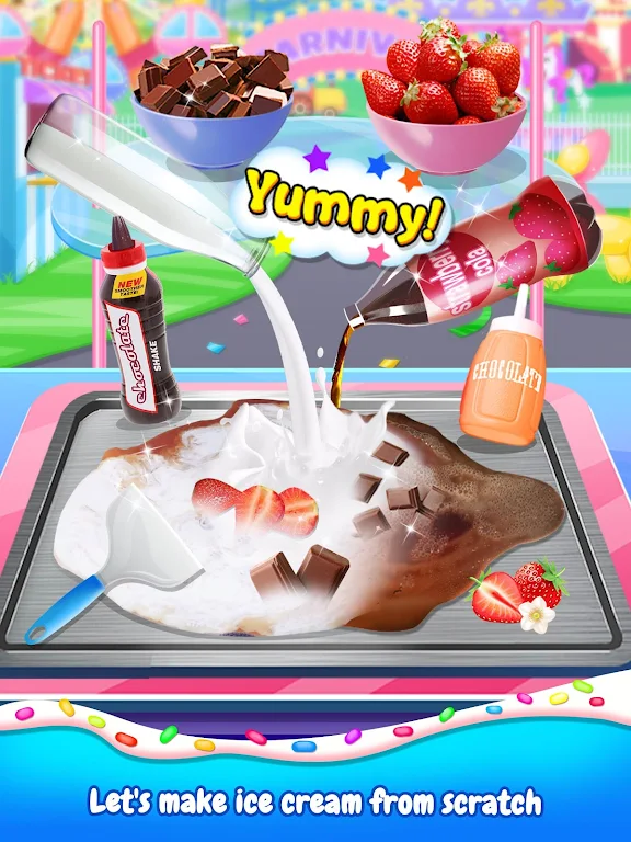 Frozen Ice Cream Roll Maker 스크린샷 1