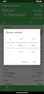 Calendar Converter Tangkapan skrin 1