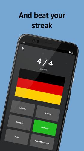 Country Flags: Geography Quiz Capture d'écran 3