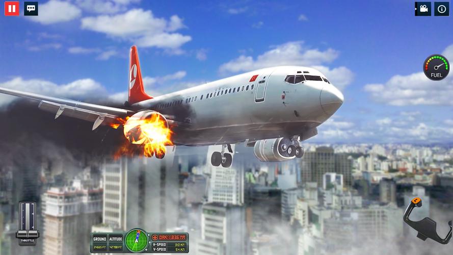 Airbus Simulator Airplane Game Captura de pantalla 2