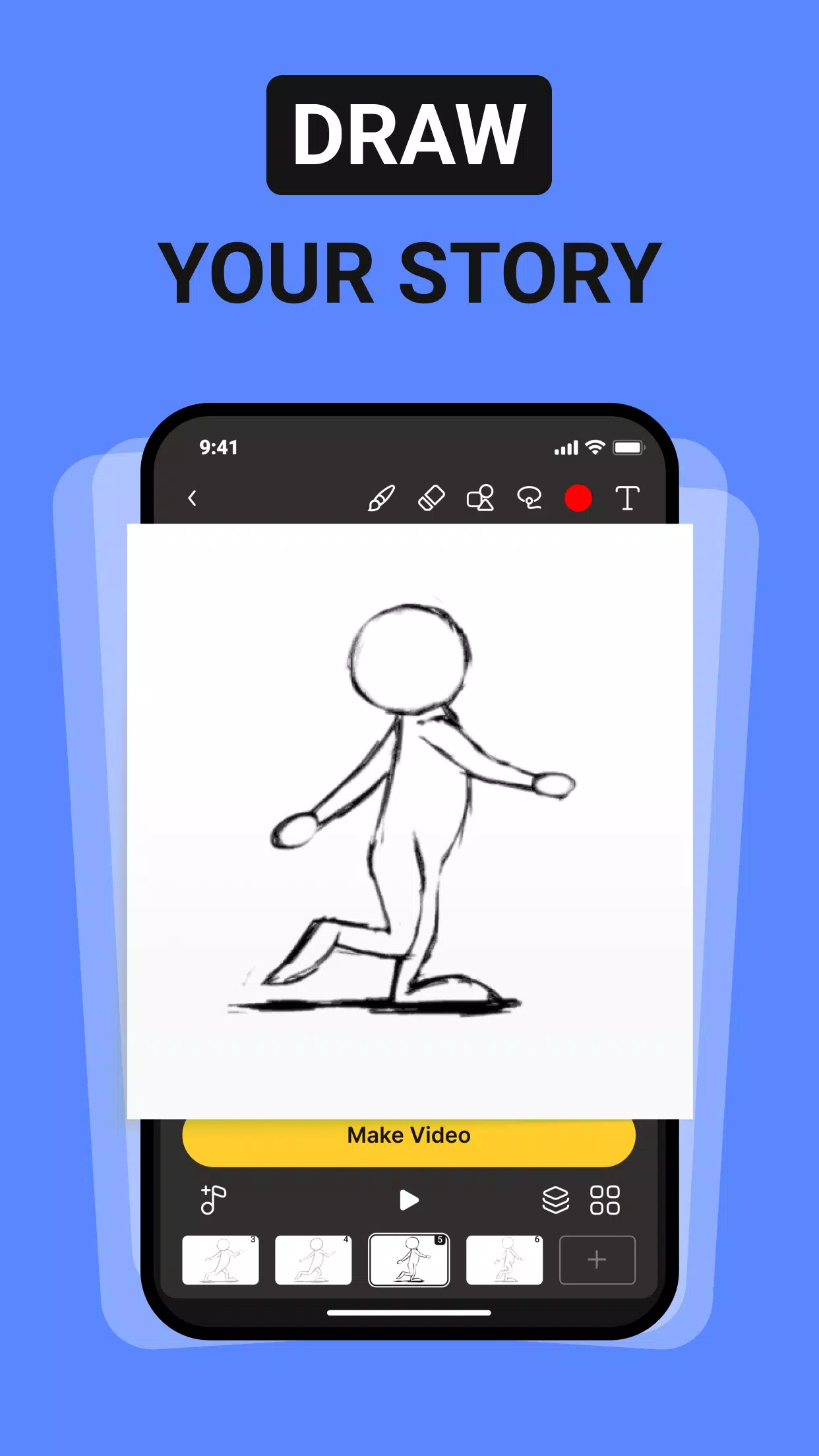 FlipArtify - 2D Draw Animation Captura de pantalla 1