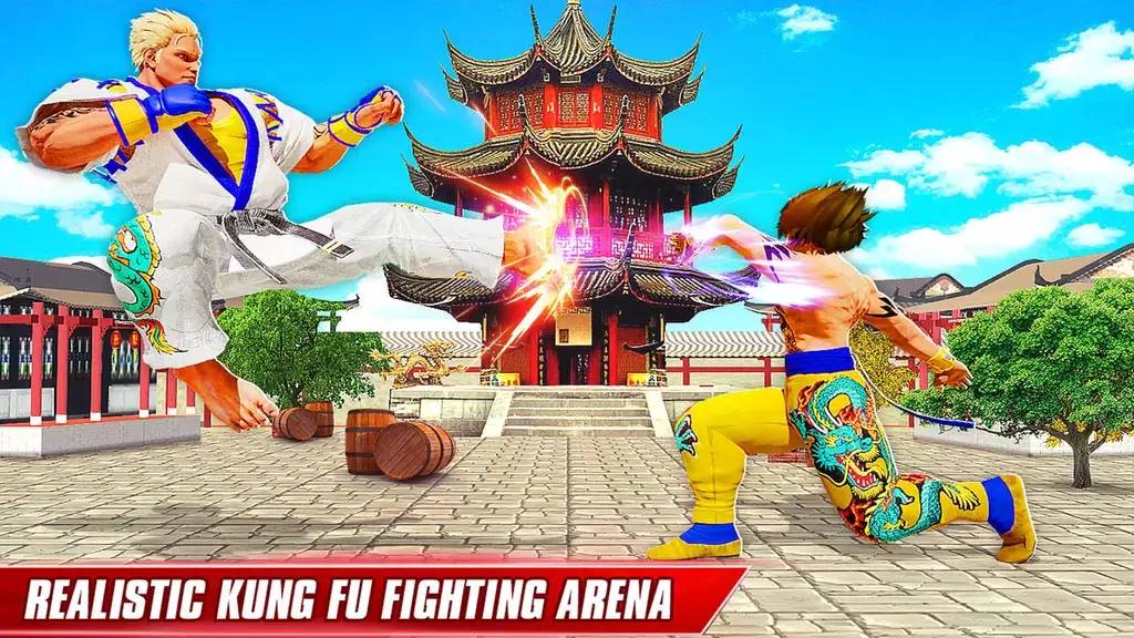 Karate Hero Kung Fu Fighting Ảnh chụp màn hình 2