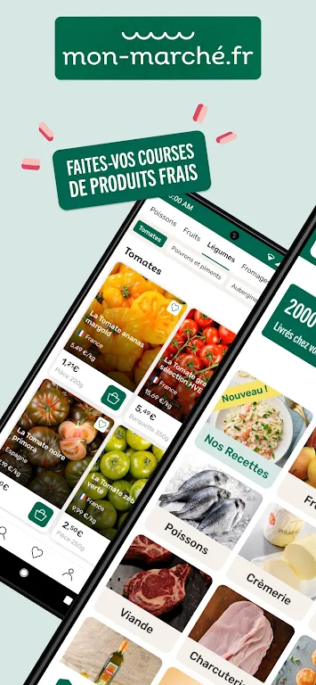 Schermata mon-marché : courses en ligne 0