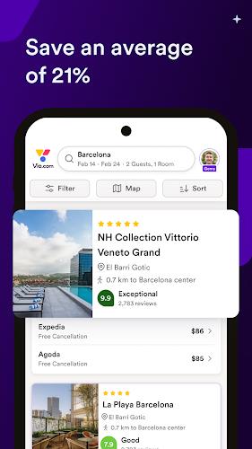 Vio.com: book hotel deals Tangkapan skrin 2