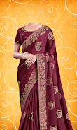 Women Saree Photo Schermafbeelding 1