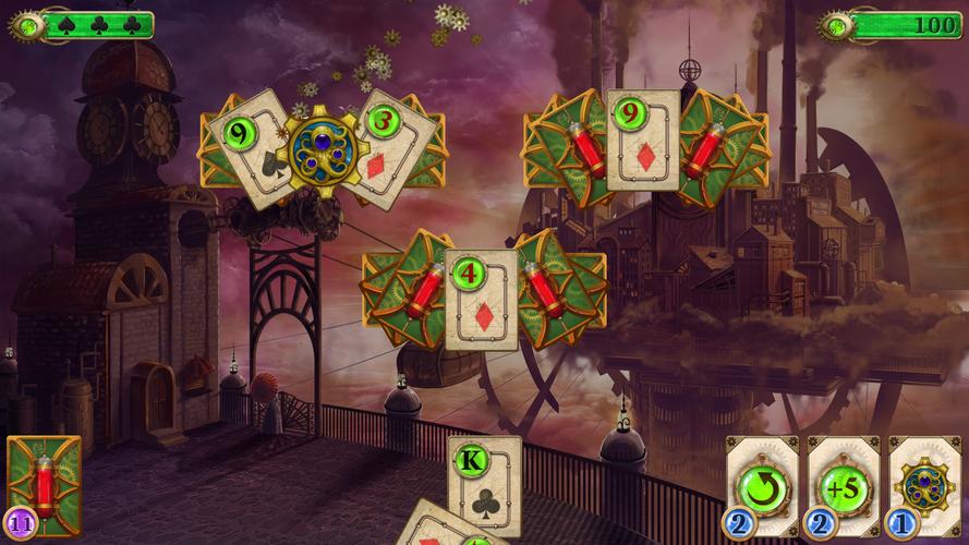 Steampunk Solitaire Скриншот 2