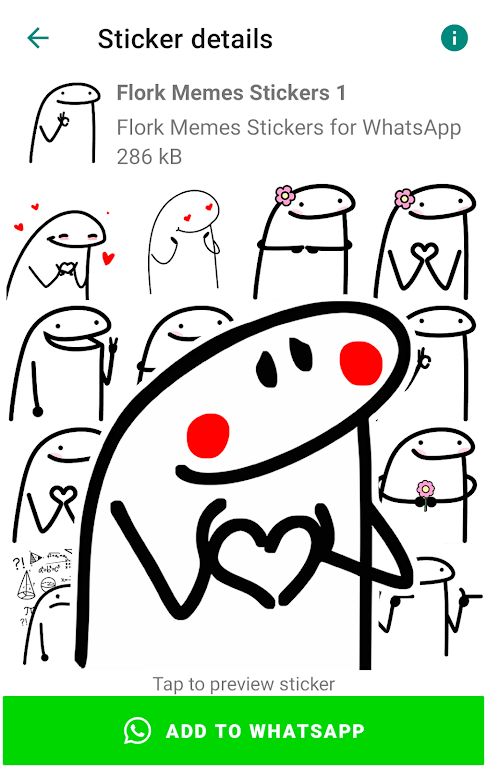 Flork memes stickers WASticker应用截图第2张