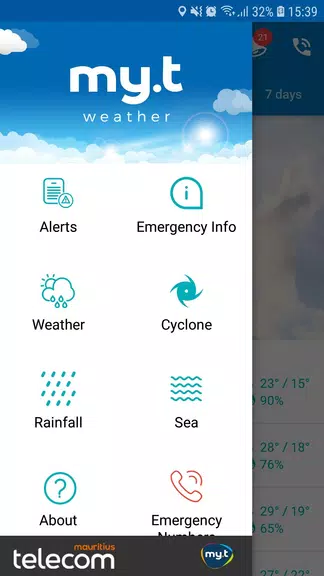 my.t weather स्क्रीनशॉट 2