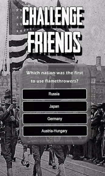 WW1 History Knowledge Quiz Ảnh chụp màn hình 1
