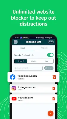 BlockerX: Porn Blocker/ NotFap Ảnh chụp màn hình 3