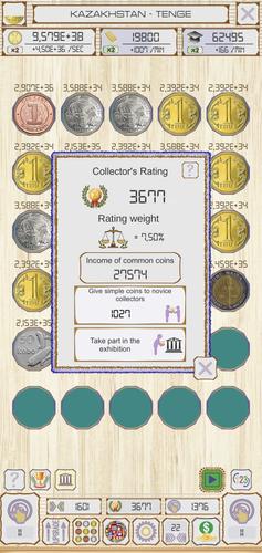 Coins Collector Inc. Idle Captura de tela 1